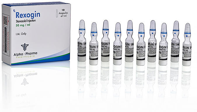 Rexogin Stanozolol 50mg / ml ampoules Alpha Pharma Rexogin Stanozolol 50mg / ml ampoules Alpha Pharma