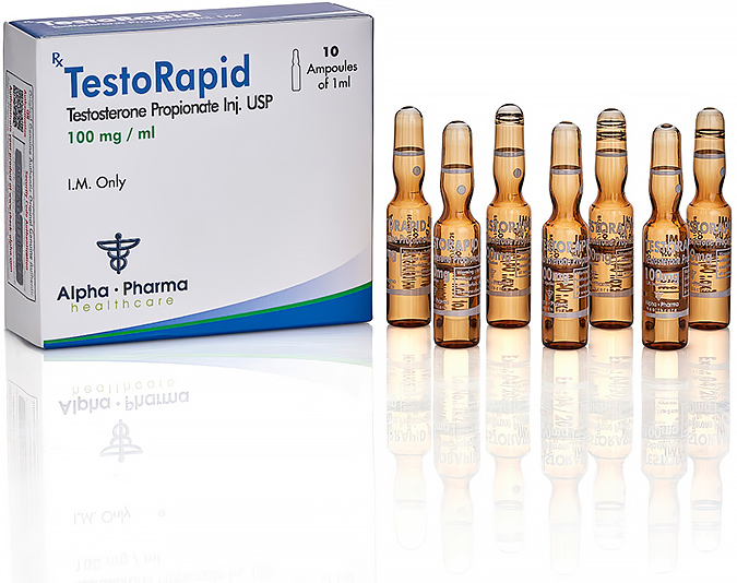 TestoRapid Testosterone Propionate 100mg ampoules Alpha Pharma TestoRapid Testosterone Propionate 100mg ampoules Alpha Pharma