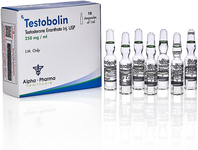 Testobolin Testosterone Enanthate 250mg ampoules Alpha Pharma Testobolin Testosterone Enanthate 250mg ampoules Alpha Pharma